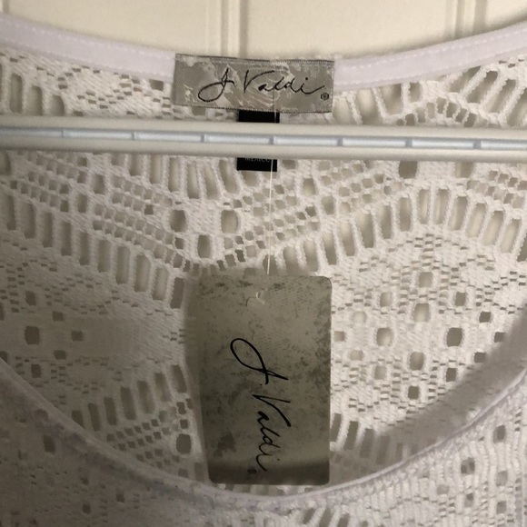 NWT:  White Lace Beach Cover Up - Picture 4 of 4